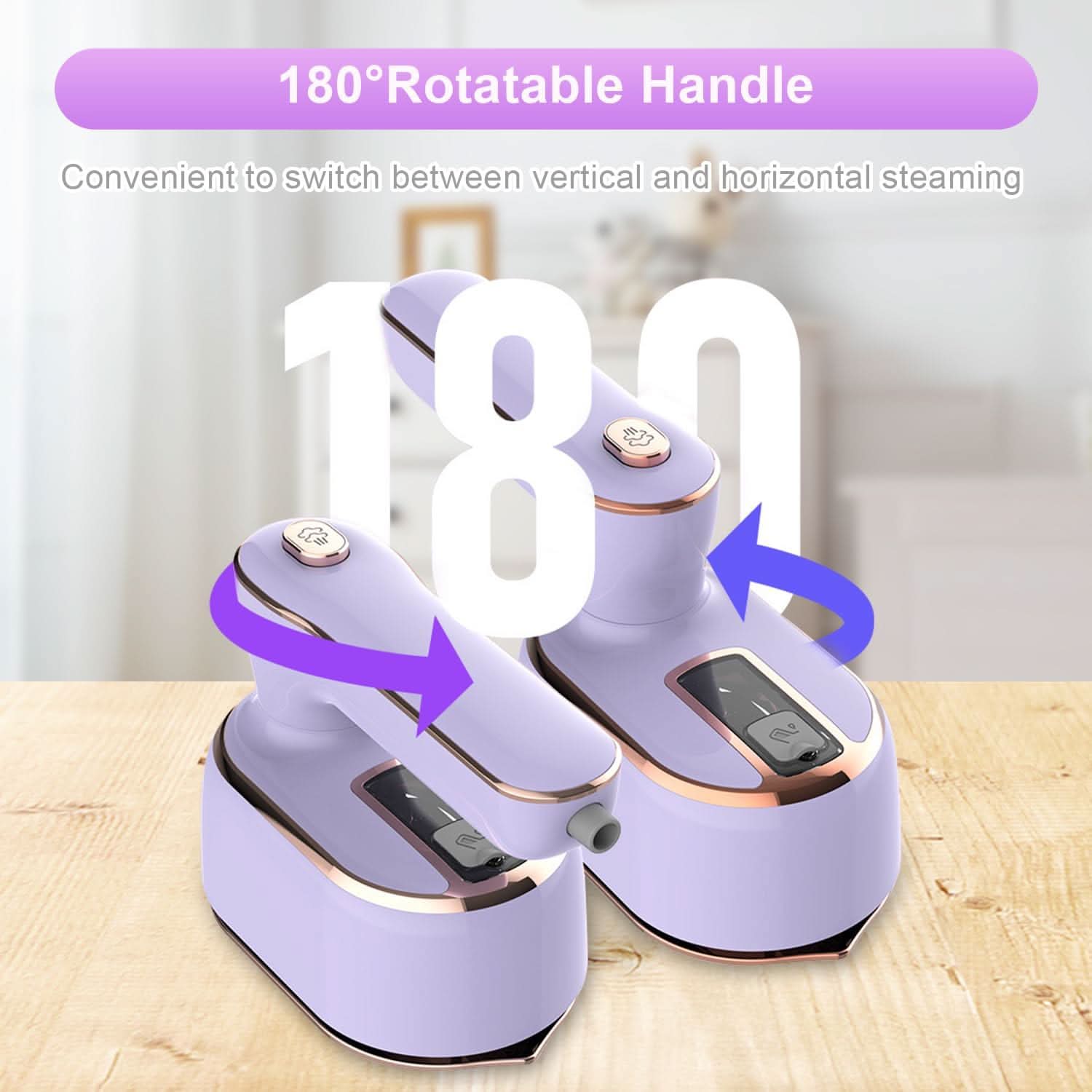 BowLift | IronPro – Compact Travel Steam Iron