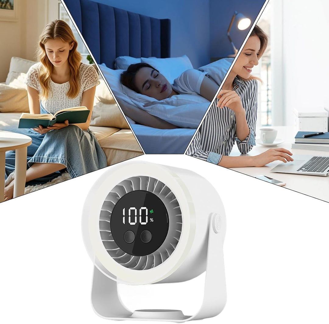 Silent Desk Fan – Auralis | Bowlift
