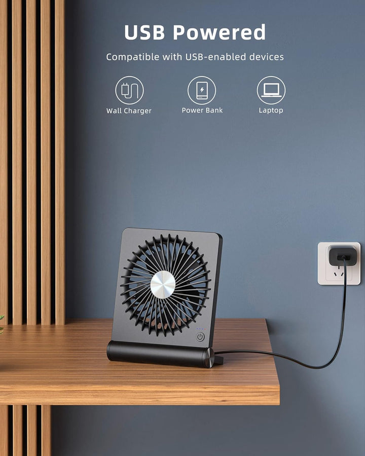 Strong Wind Ultra Quiet Small Table Fan Bowlift
