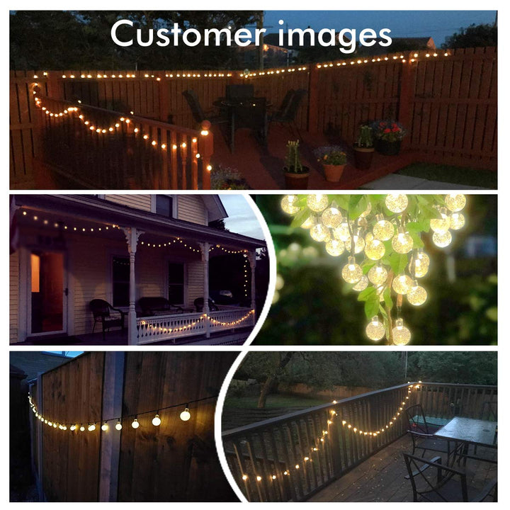 BowLift | Solar-powered Crystal Ball String Lights