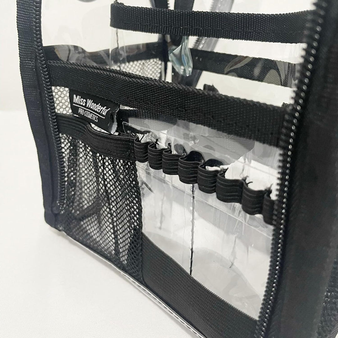 BowLift | Large Transparent PVC Makeup Bag for Travel & Daily Use – Aveline