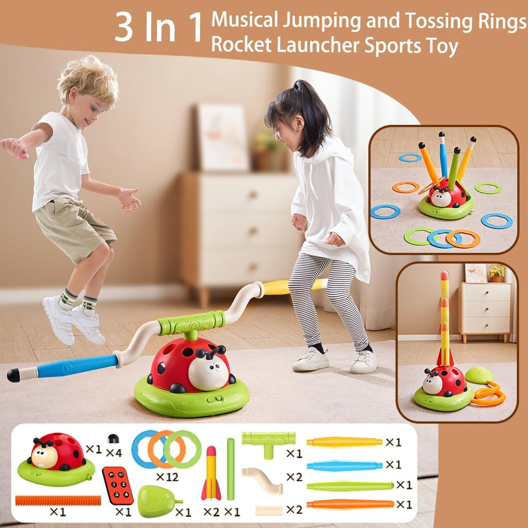 BowLift | 3-in-1 Ring Toss and Rocket Games - Exploration of Adventure