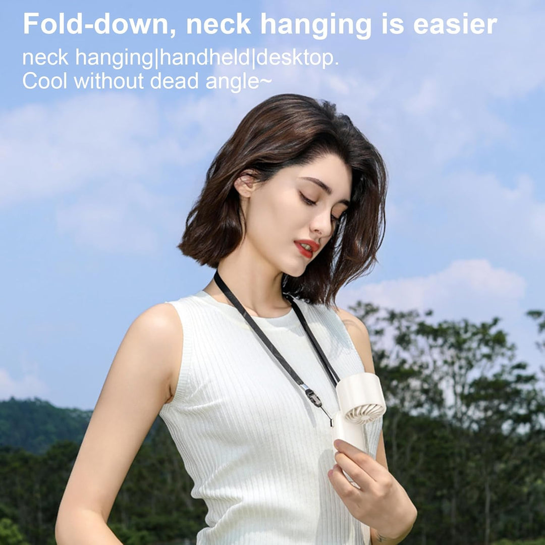BowLift | Portable Foldable Handheld Fan with LED Display 100 Speeds