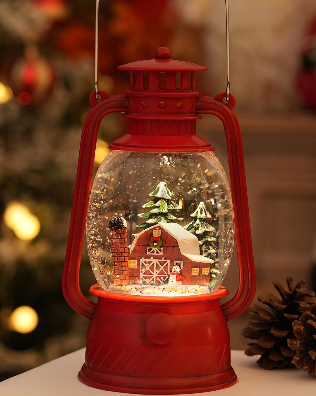 BowLift | Autumn Gloss Decorative Lamp with Pumpkins – Warm LED Light and 6-Hour Timer
