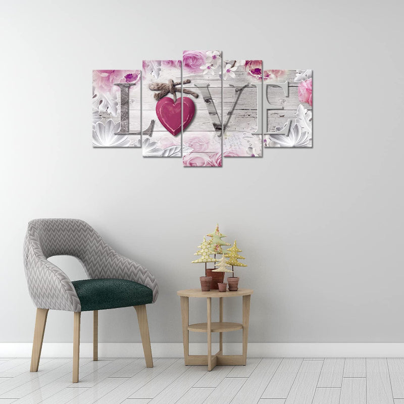 Pack Of 5 Artwork Canvas Wall Art Painting | Bowlift