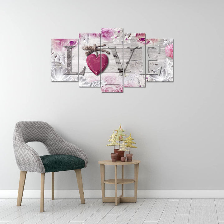 Pack Of 5 Artwork Canvas Wall Art Painting | Bowlift