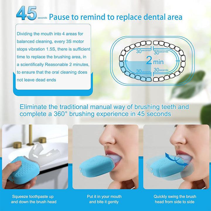 BowLift | U Shaped Electric Toothbrush