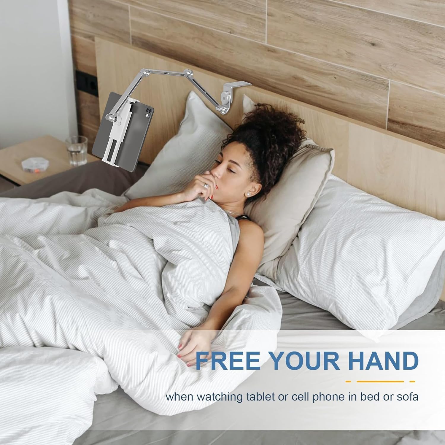 BowLift | Adjustable Aluminum Tablet Desk Stand with 360° Rotation – Movaro