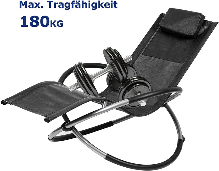 Relax lounger deck chair swinging lounger foldable | Bowlift
