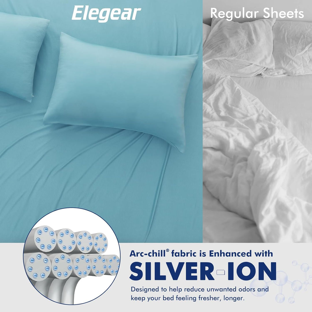 Blue Cooling Blanket –Silver Ion Freshness,  3.0, Lightweight for Hot Sleepers | Bowlift