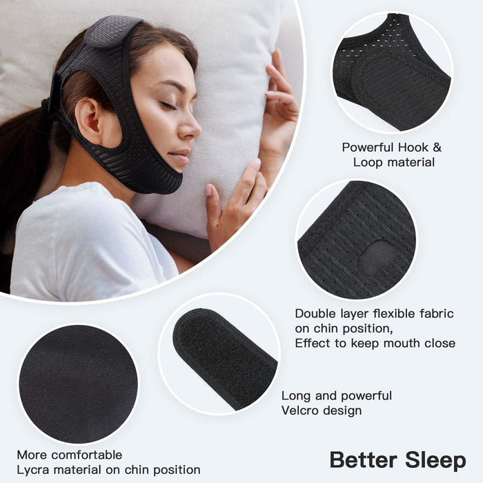 BowLift | SnoreGuard - Comfortable Chin Strap for a Silent and Peaceful Sleep