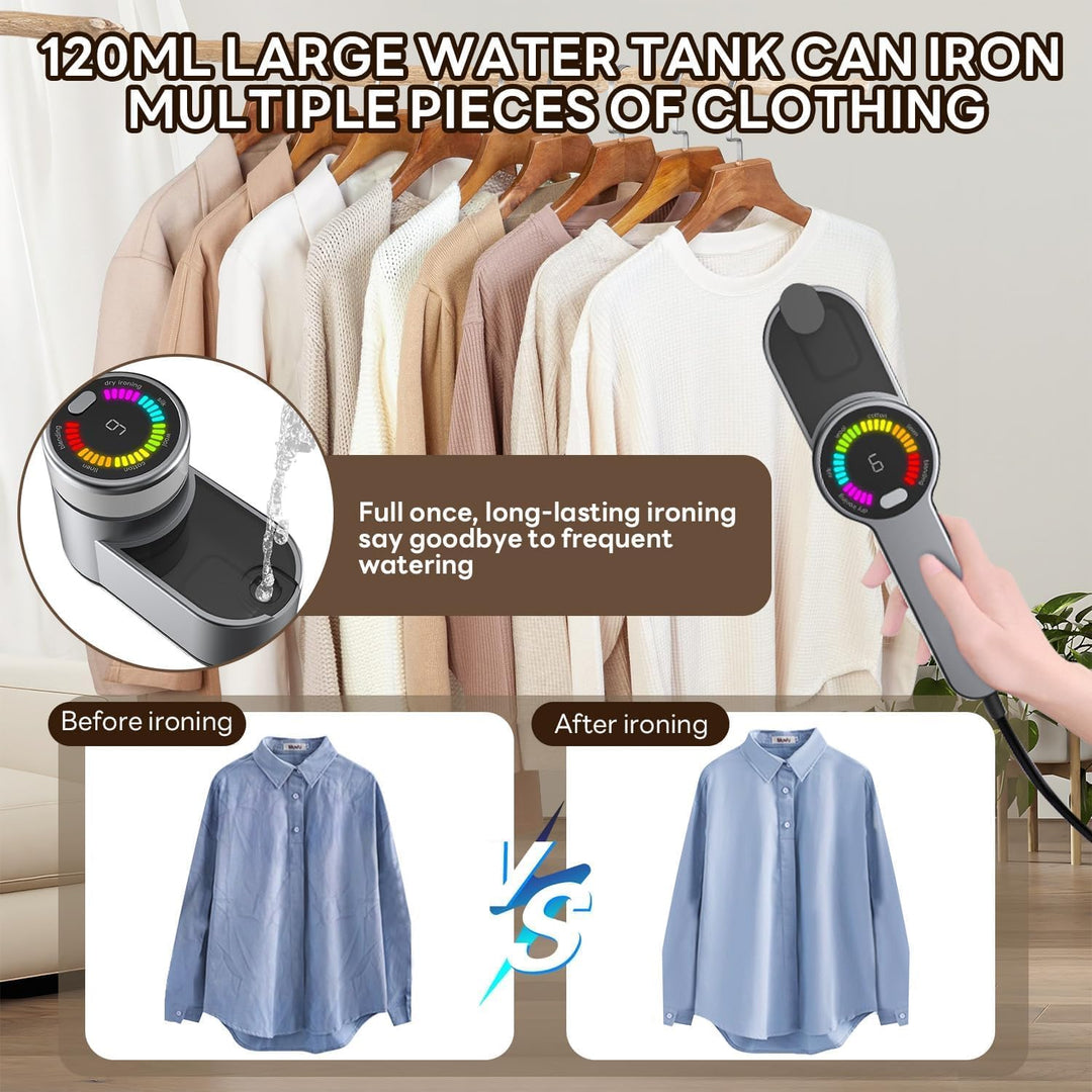 BowLift | Portable Travel Steamer Iron 1200W with 6 Modes and AU Plug