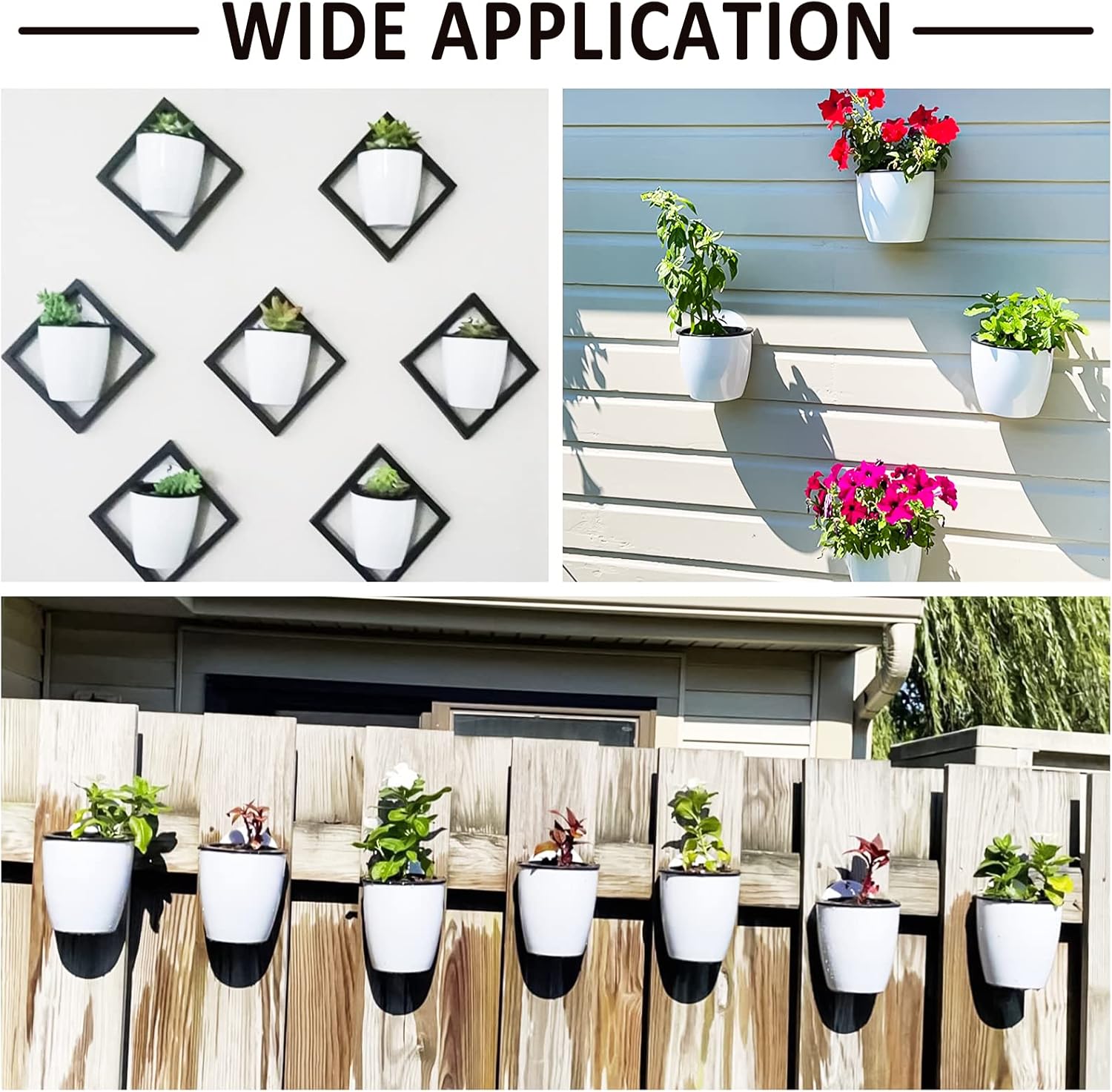 BowLift | Self-watering hanging plant pot – Modern flower pot for wall mounting