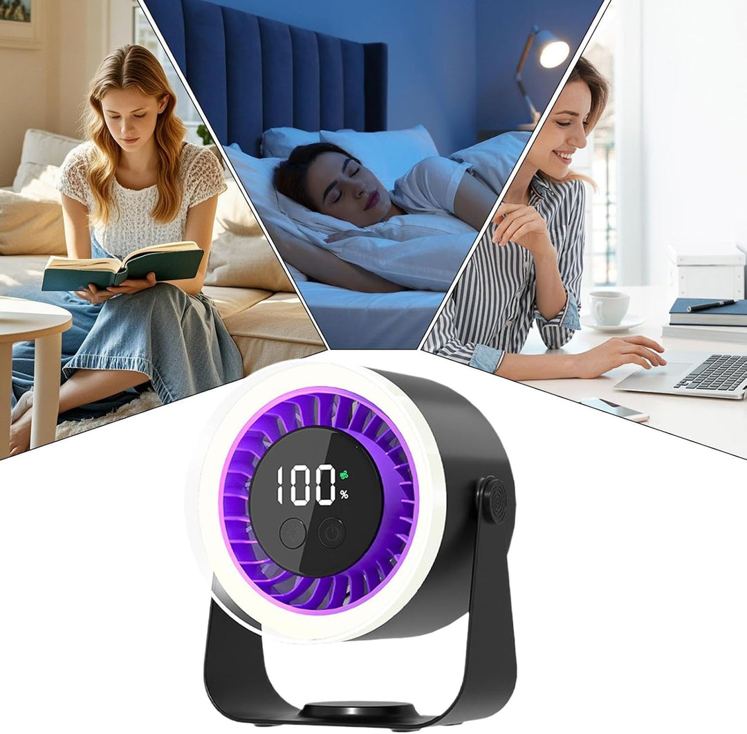 Silent Desk Fan – Auralis | Bowlift