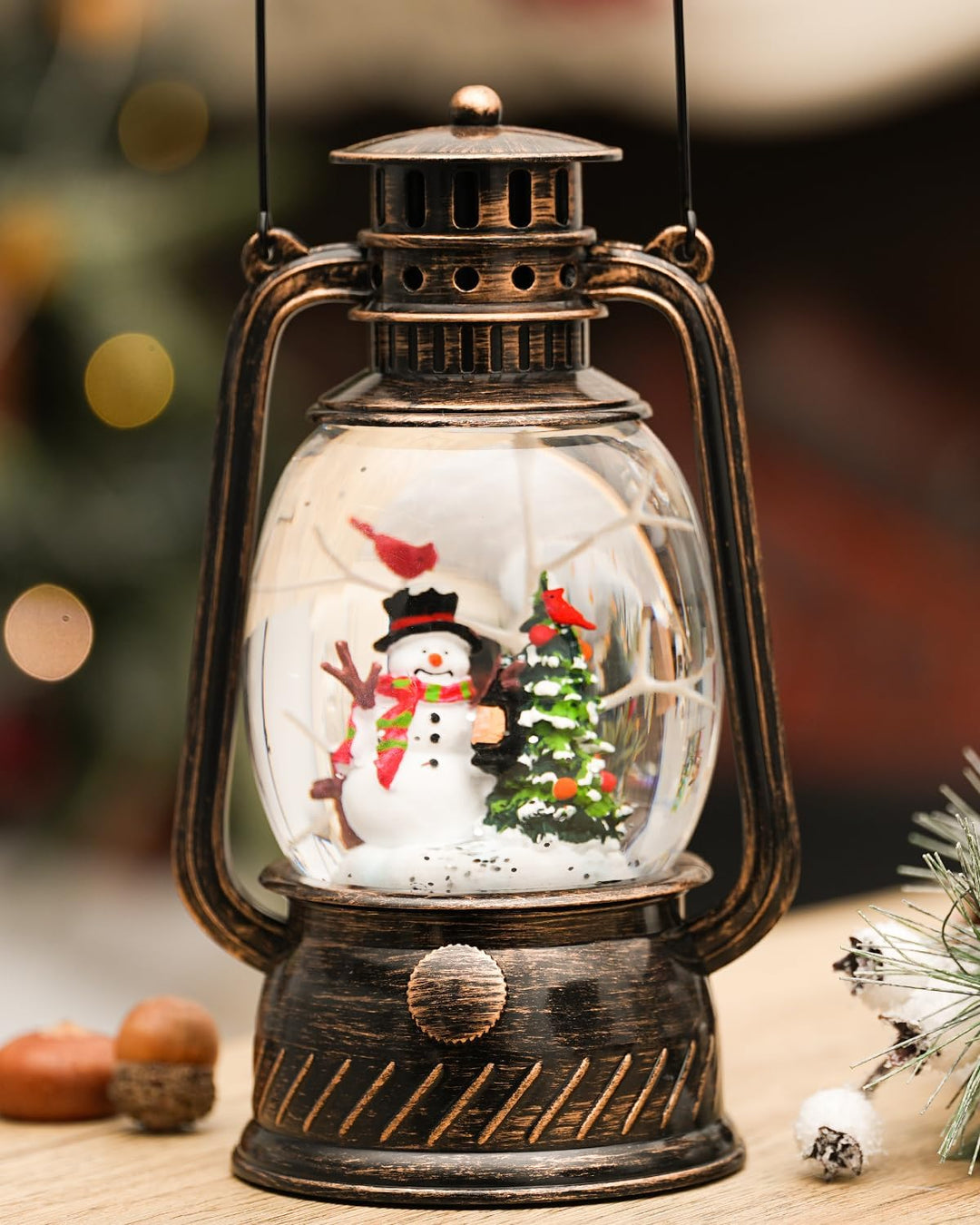 BowLift | Autumn Gloss Decorative Lamp with Pumpkins – Warm LED Light and 6-Hour Timer