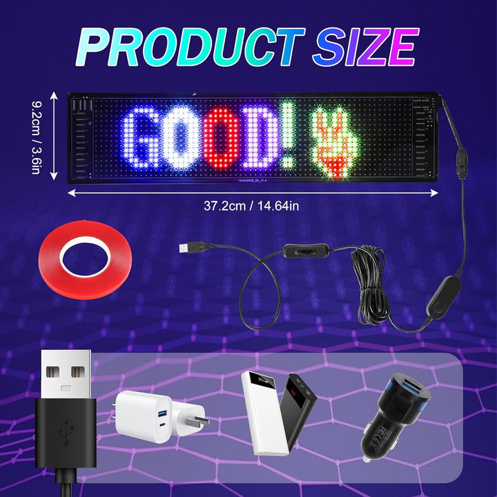 BowLift | Programmable Led Car Sign