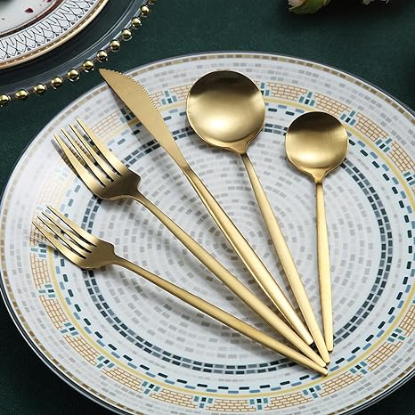 BowLift | Modern Luxe Cutlery Set of Stainless Steel in Stylish Colors