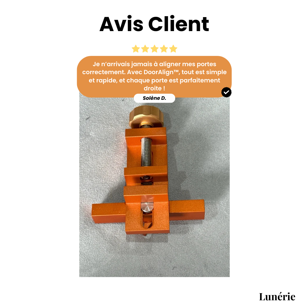 BowLift | DoorFix Door Alignment Tool | Reinforced Aluminum | Precise Closet & Cabinet Installation
