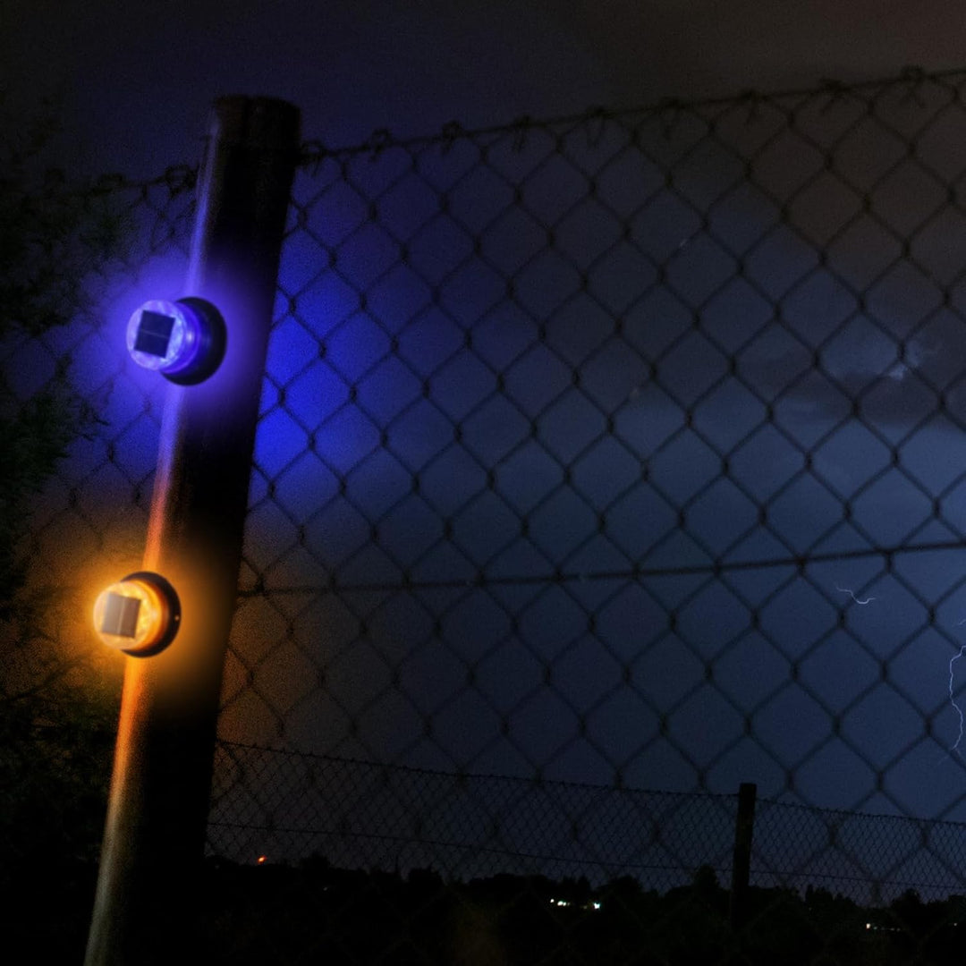 BowLift | Solar-Powered Amber & Blue Magnetic Strobe Lights Set – Liora