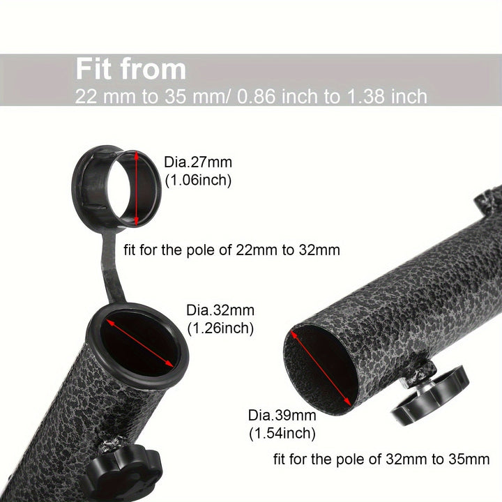 BowLift | Adjustable Umbrella Stand Stabello | For Ø 2.8–3.2 cm Umbrella Poles | Anti-Slip & Portable | Sturdy Steel Construction