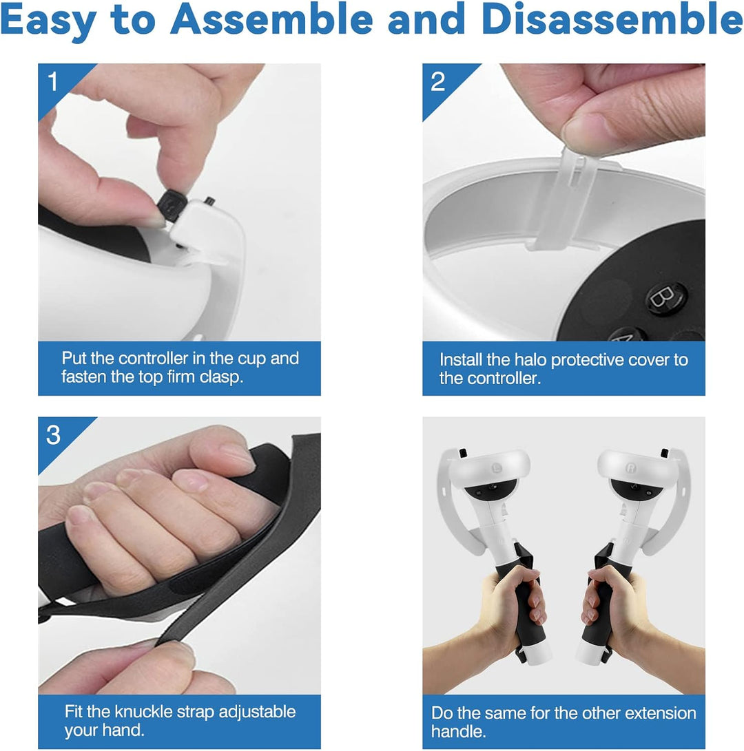 BowLift | VR Controller Extension Handles for Meta Quest 2 – Kynaro