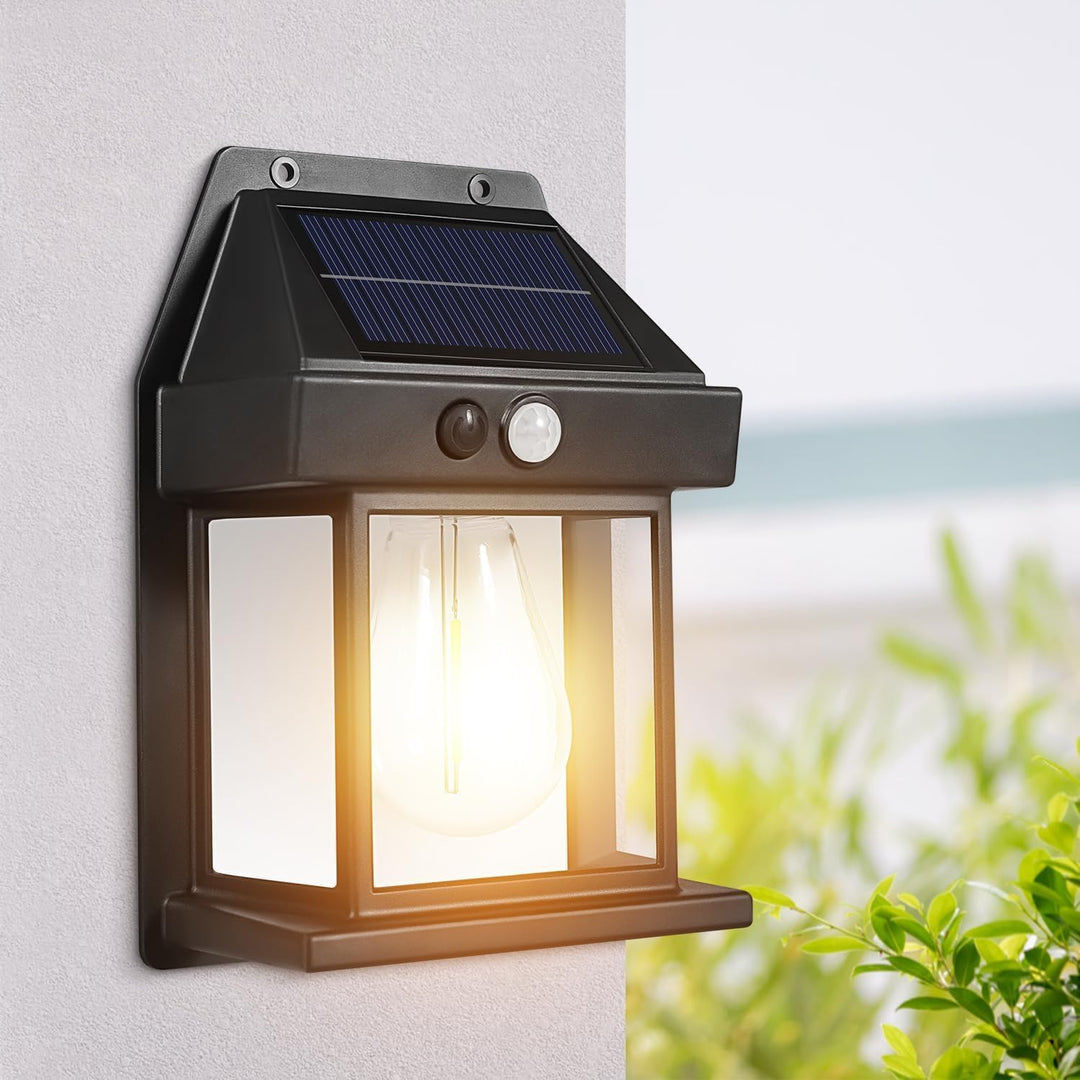 BowLift | Outdoor Solar Lantern Motion Sensor Wall Light