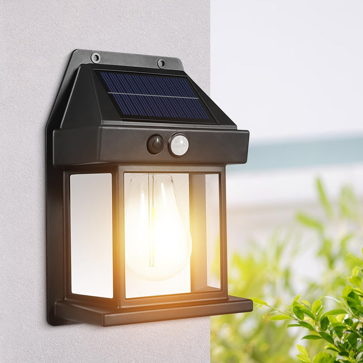 BowLift | Outdoor Solar Lantern Motion Sensor Wall Light