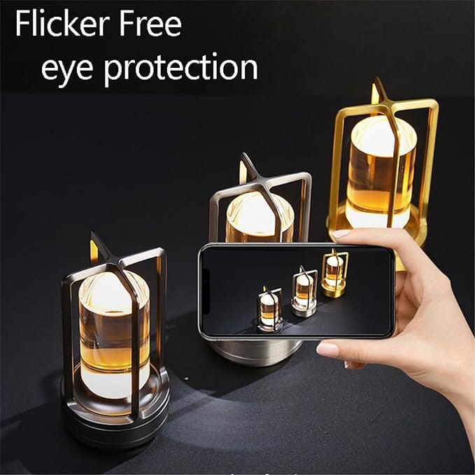 BowLift | Wireless Lantern Lamp with Crystal Shade