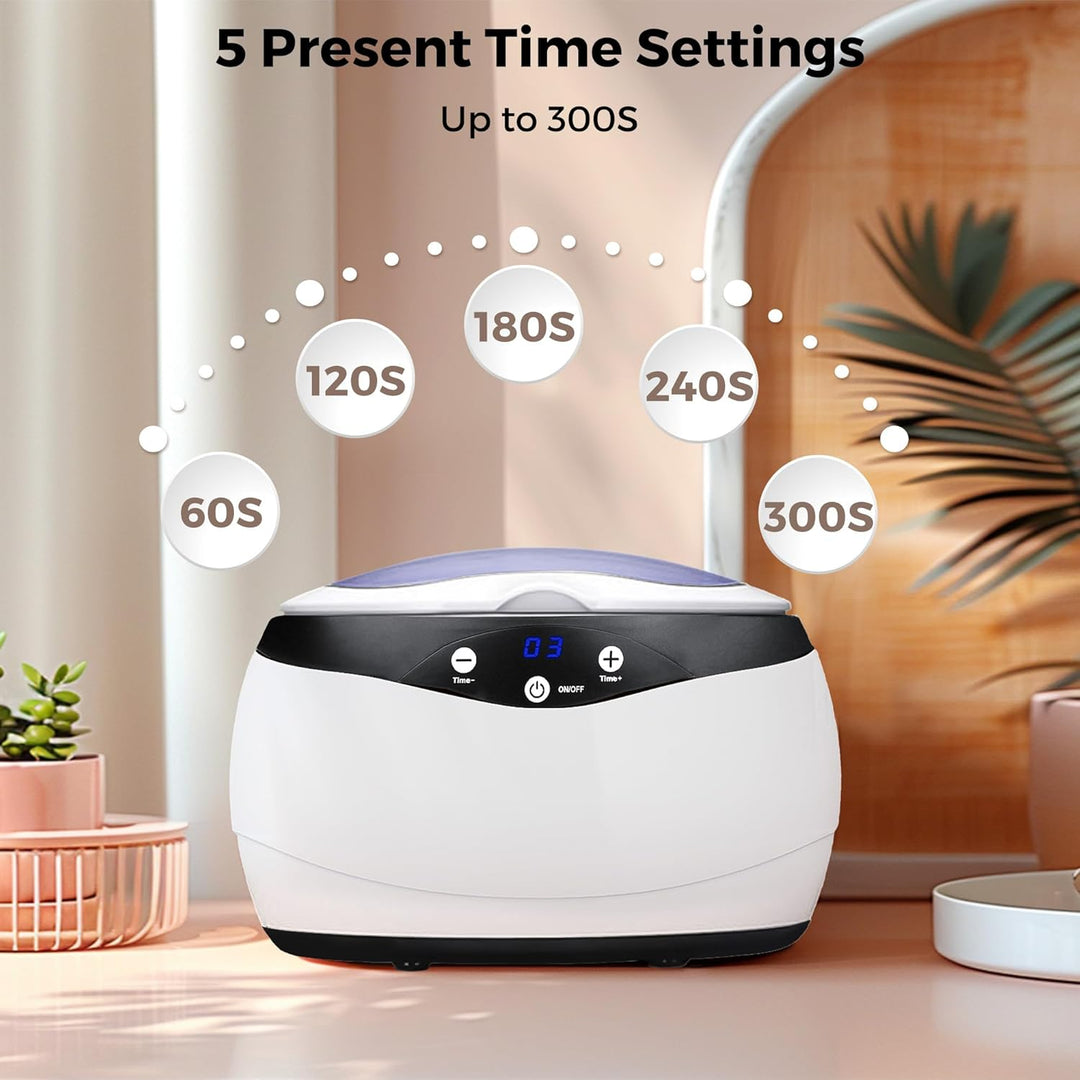 BowLift | Ultrasonic Jewellery Cleaner 650ml with Watch Holder – ShineMate