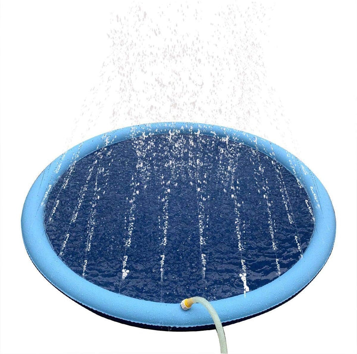 BowLift | Summer Dog Splash Pad with Sprinkler – 60"/67" Outdoor Cooling Fountain Mat