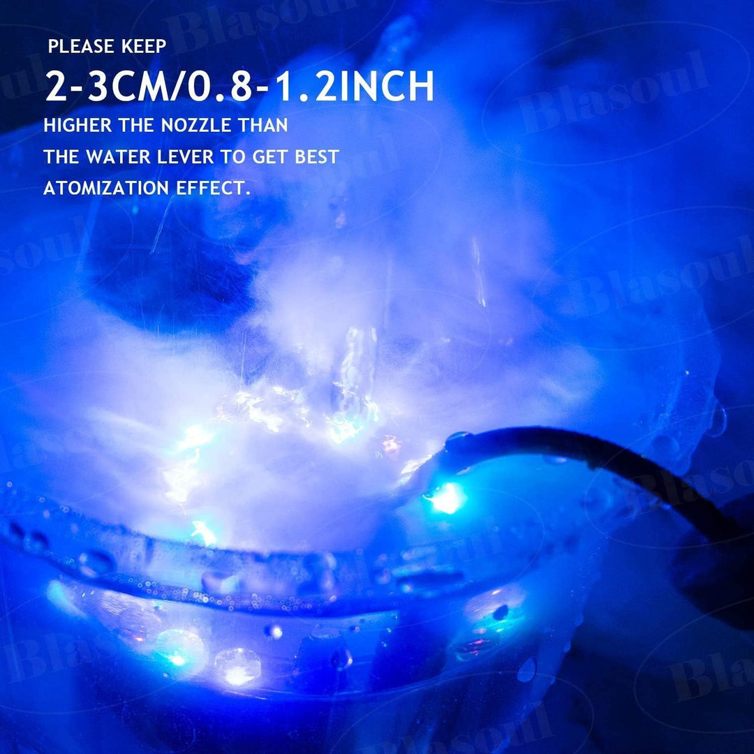 Nebelmacher, 12 LED Mister Foggers for indoor fountains, humidifiers, fog machines | Bowlift
