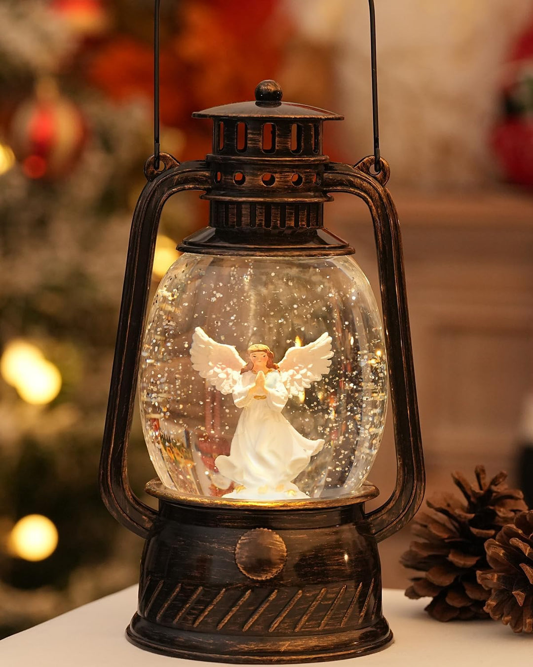 BowLift | Autumn Gloss Decorative Lamp with Pumpkins – Warm LED Light and 6-Hour Timer