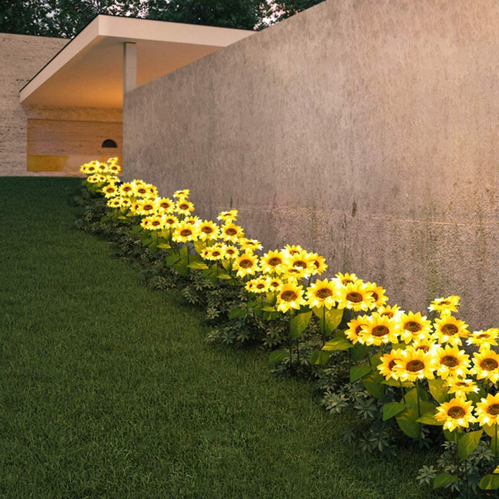 Solar Sunflower Light, 2 Pieces | Bowlift