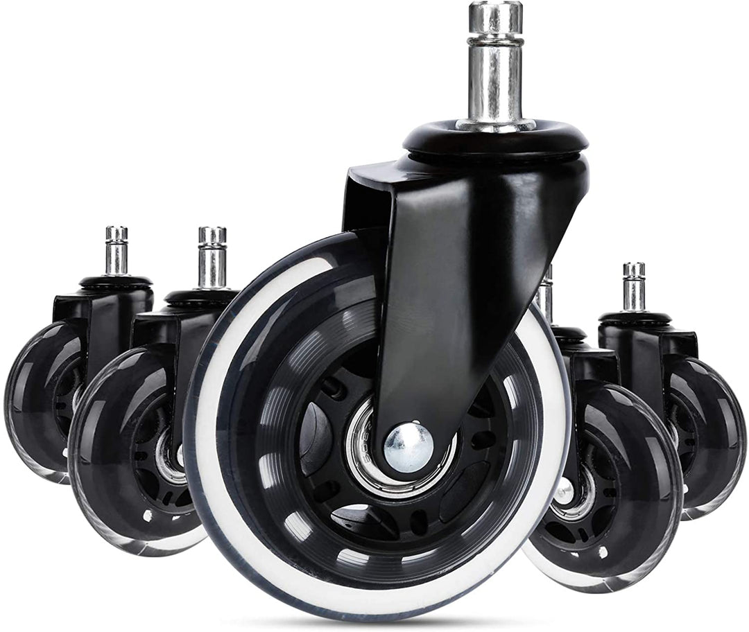 5X Set Heart Floor Rollers Office Chair Wheels | Bowlift