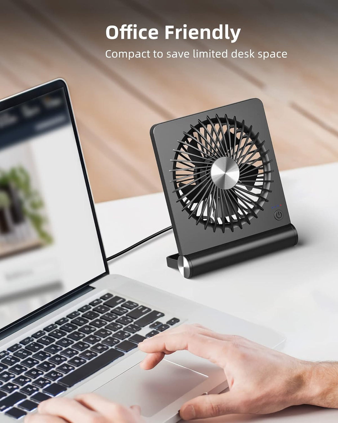 Strong Wind Ultra Quiet Small Table Fan Bowlift