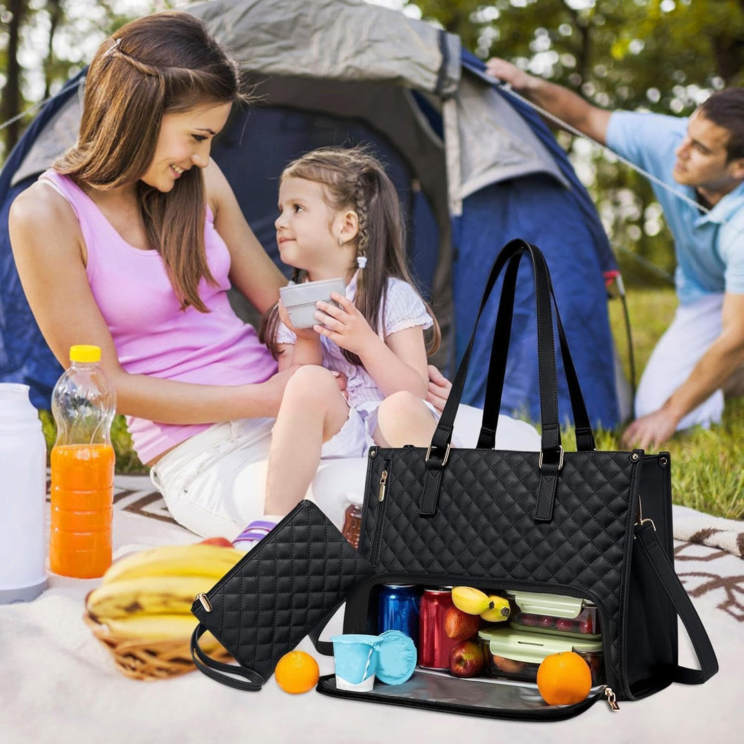 2-in-1 Insulated Lunch & Laptop Tote for Work & Travel | Bowlift