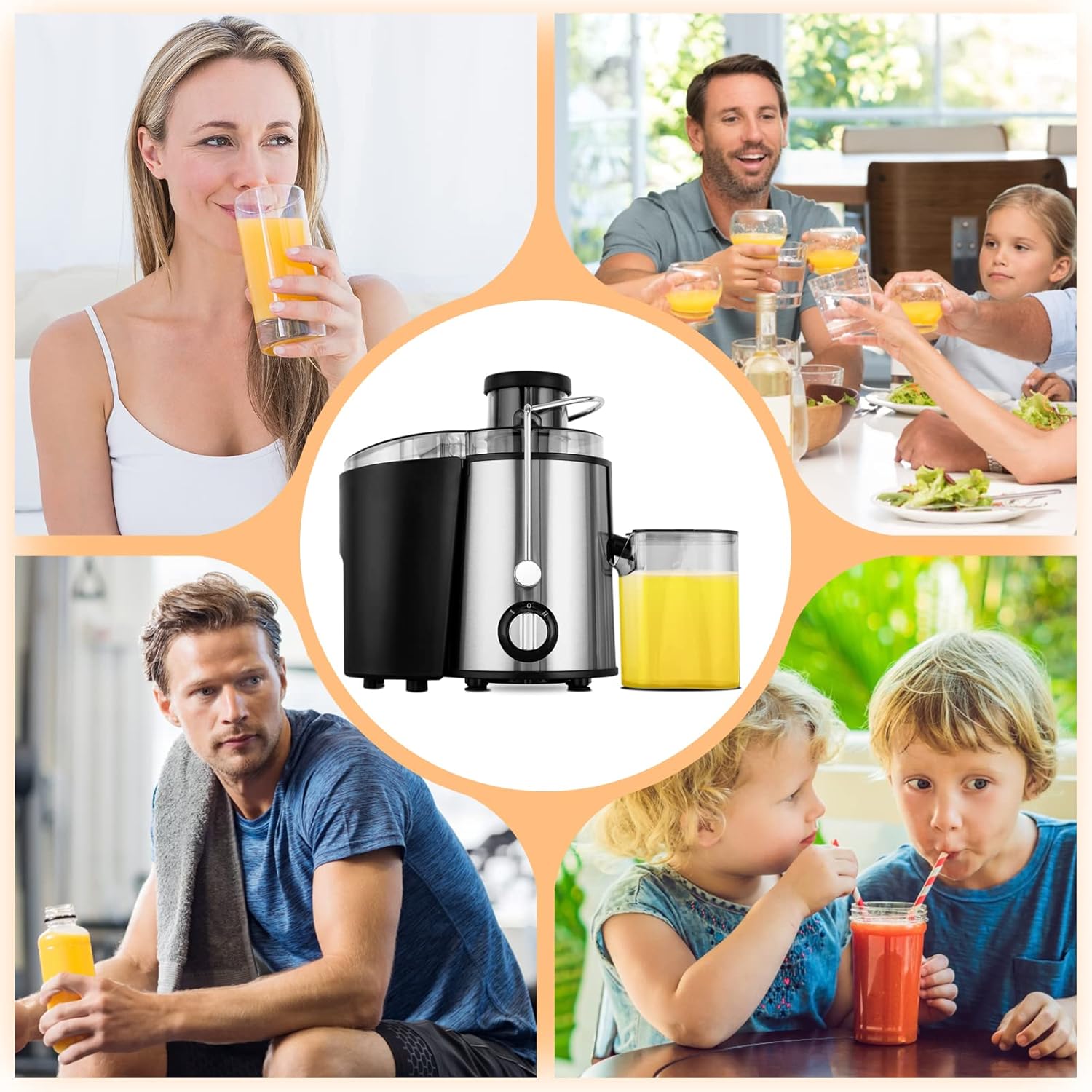 BowLift | Cold Press Juicer with 3 Speeds – JuicePro