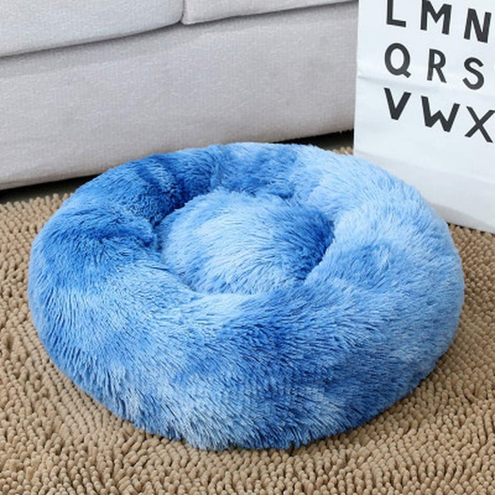 BowLift | Beef Rainbow Extra Plush Calming Donut Dog Beds