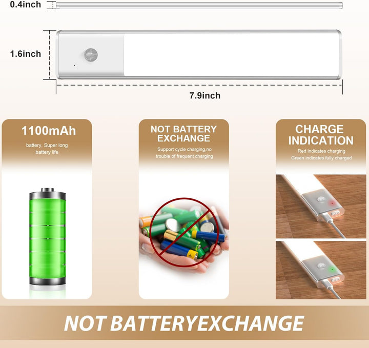 BowLift | Smart Motion-Sensing LED Under Cabinet Light