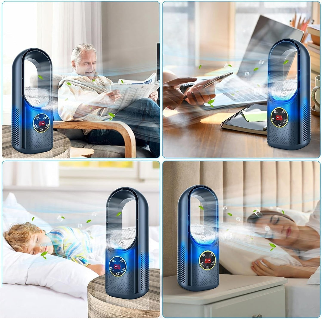 BowLift | Bladeless Portable Air Conditioner | Ultra-Quiet, Ergonomic Design & Ideal for Home and Office Use