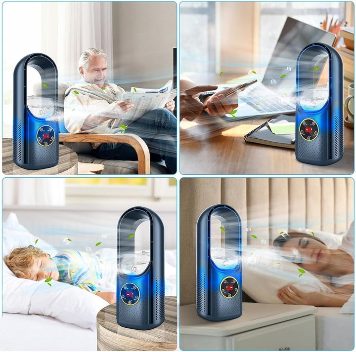 BowLift | Bladeless Portable Air Conditioner | Ultra-Quiet, Ergonomic Design & Ideal for Home and Office Use