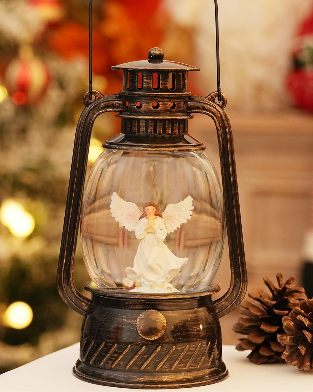 BowLift | Autumn Gloss Decorative Lamp with Pumpkins – Warm LED Light and 6-Hour Timer