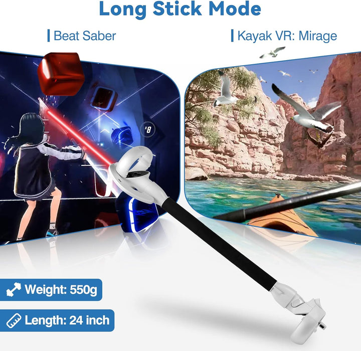 BowLift | VR Controller Extension Handles for Meta Quest 2 – Kynaro