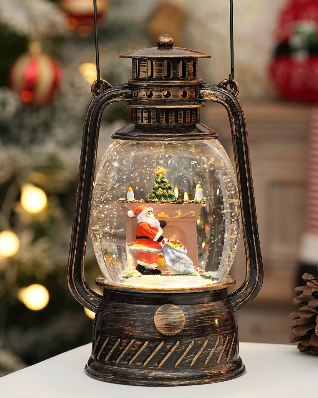 BowLift | Autumn Gloss Decorative Lamp with Pumpkins – Warm LED Light and 6-Hour Timer