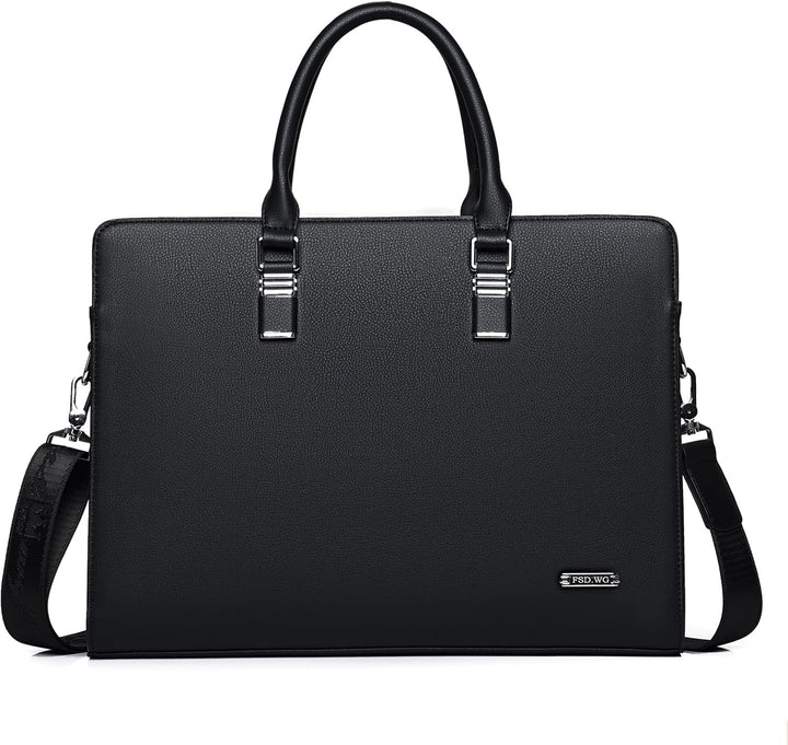 Genuine Leather Multi-Compartment Business Briefcase for Professionals | Bowlift