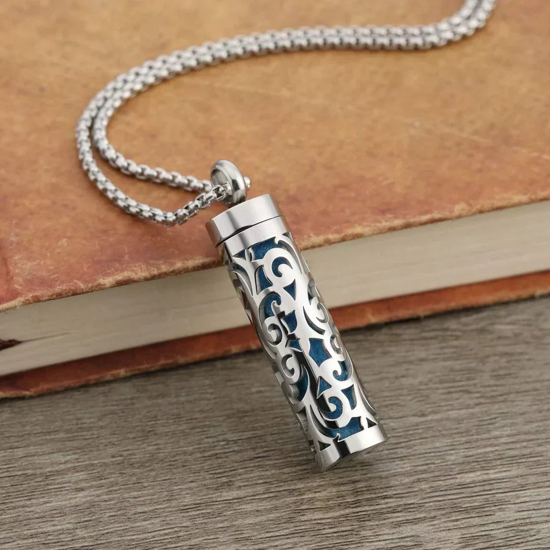 BowLift | Perfumed Pendant Necklace | Stainless Steel | Interchangeable Aroma Discs