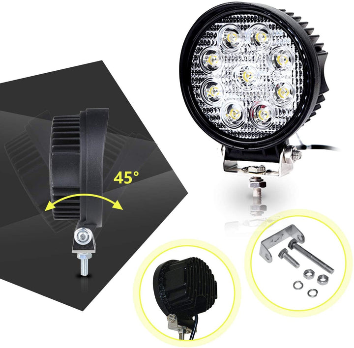 LED Work Spotlight 6X 27W Spotlight | Bowlift
