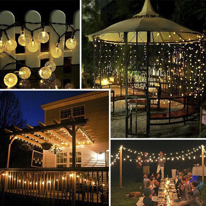 BowLift | Solar-powered Crystal Ball String Lights