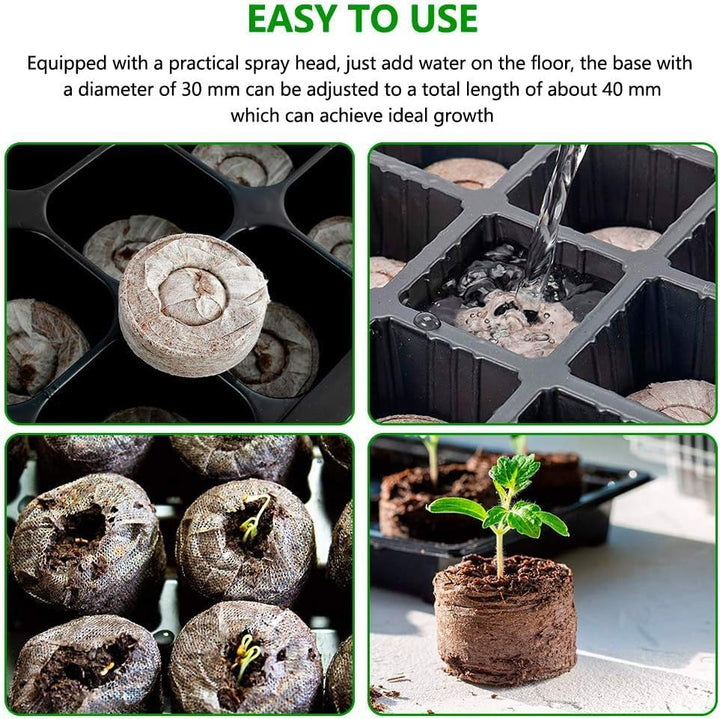 BowLift | Coconut Fiber Peat Seedling Pellets – Starter for Seed Planting