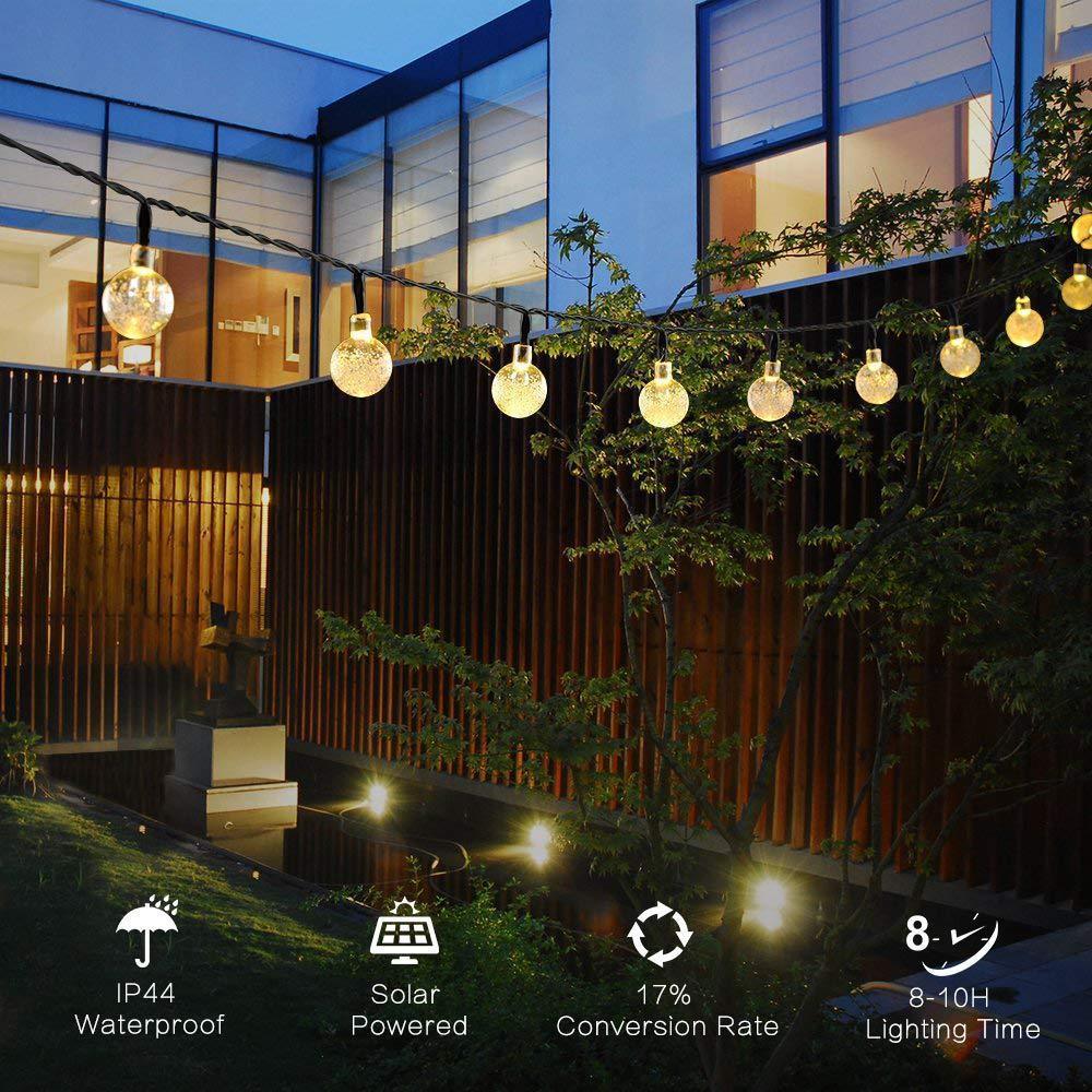 BowLift | Solar-powered Crystal Ball String Lights